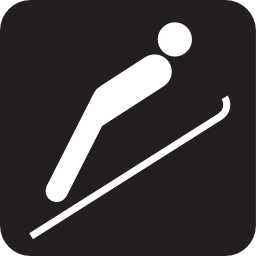 Icône ski loisir hiver saut à télécharger gratuitement